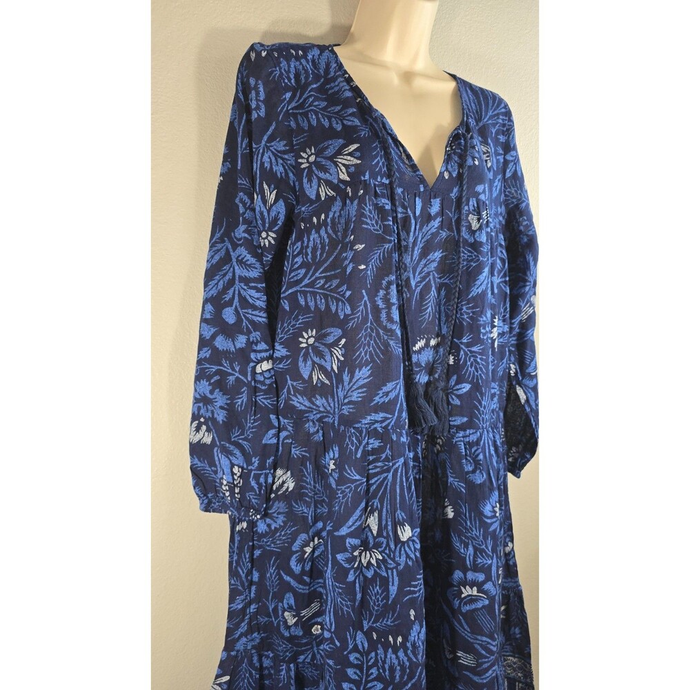 Aerie Small Boho Floral Tiered Midi Dress Cottagecore Peasant Size Small NWT BO - Picture 5 of 7